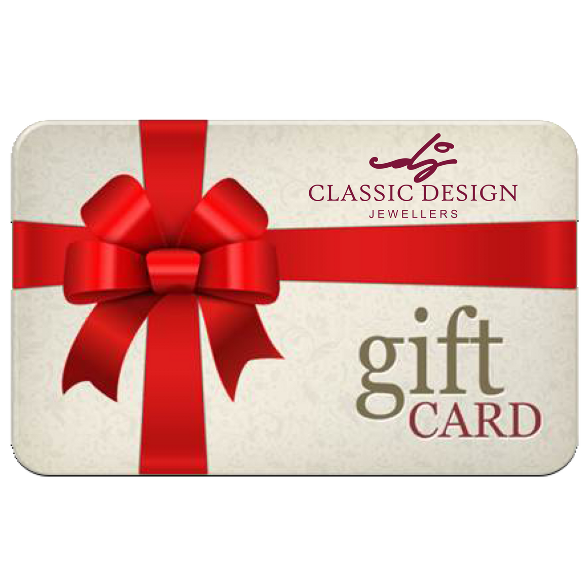 Classic Design Jewellers Gift Card